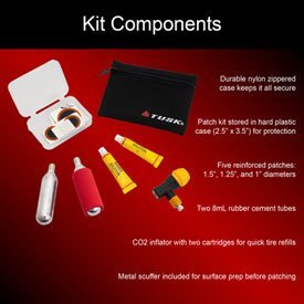 TUSK Tube Repair Kit W/CO2 Inflator - ٍٍٍِRERODE USA