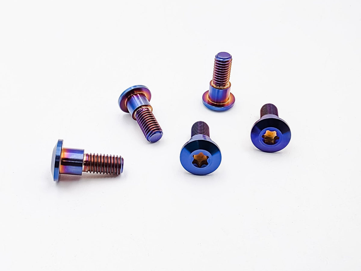 Titanium Rear Sprocket Bolts – Talaria MX5 (Burnt Blue) - RERODE USA