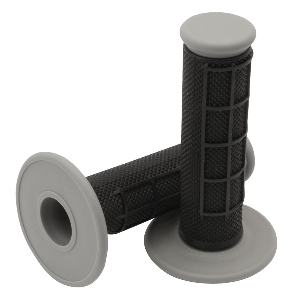 TUSK Dual Compound MX Grips - Black/Grey - ٍٍٍِRERODE USA