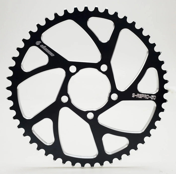 Warp9 Racing E-Moto Sprocket 50 Tooth Black